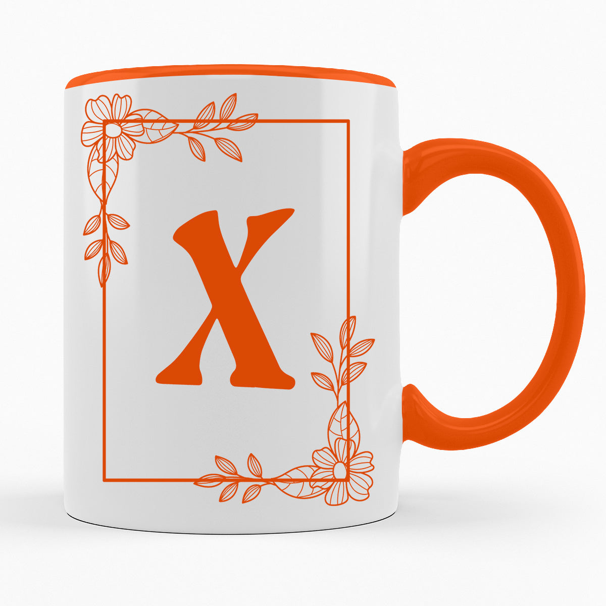 A-Z Buchstaben | Alphabet - TASSE IN ORANGE