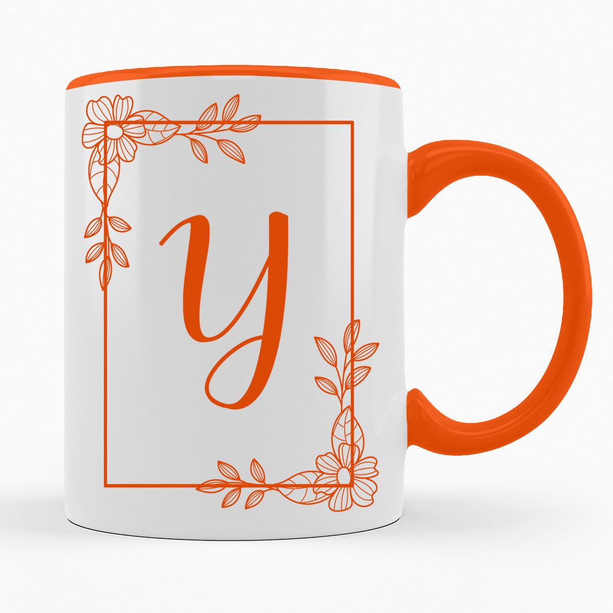 A-Z Buchstaben | Alphabet - TASSE IN ORANGE