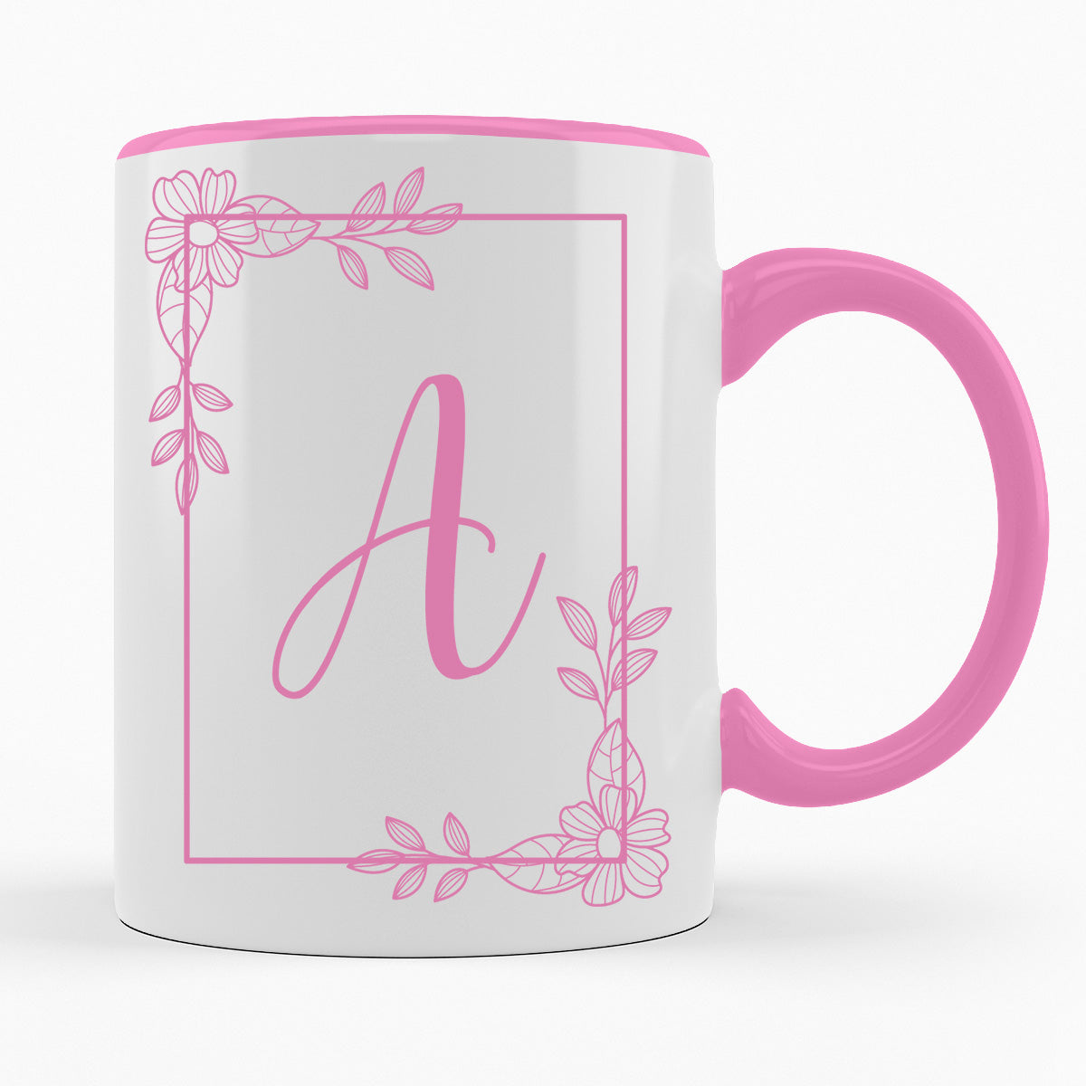 A-Z Buchstaben | Alphabet - TASSE IN ROSA