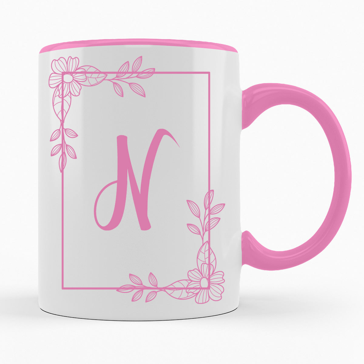 A-Z Buchstaben | Alphabet - TASSE IN ROSA
