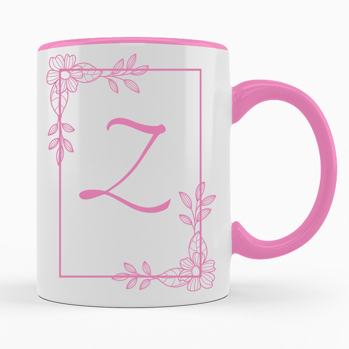 A-Z Buchstaben | Alphabet - TASSE IN ROSA