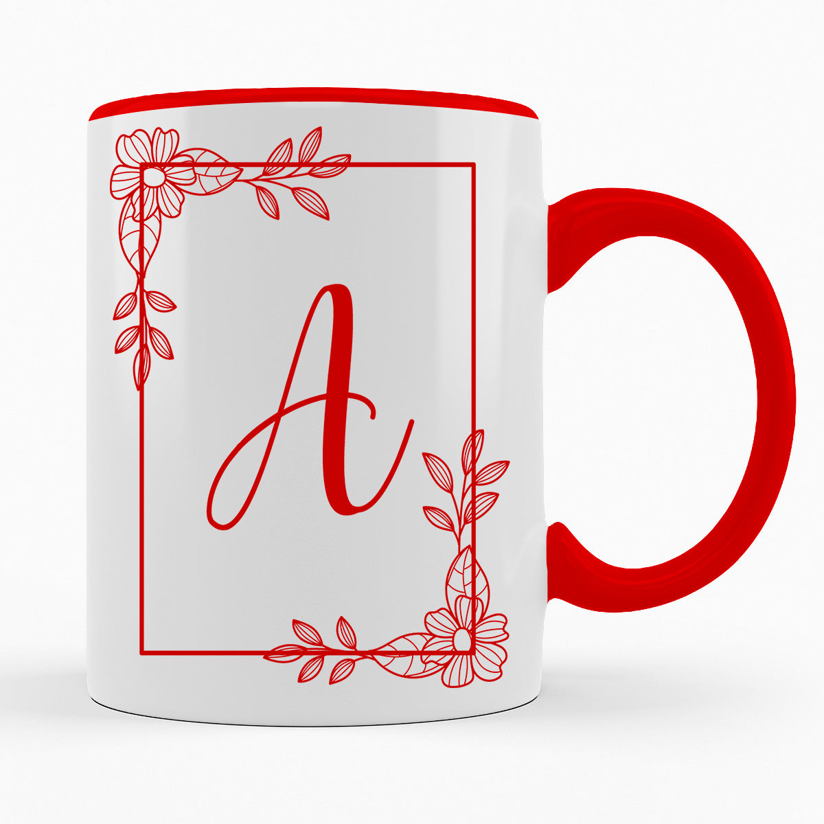 A-Z Buchstaben | Alphabet - TASSE IN ROT