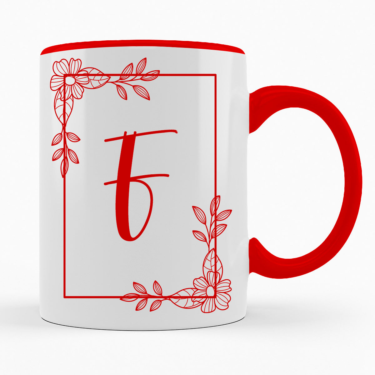 A-Z Buchstaben | Alphabet - TASSE IN ROT