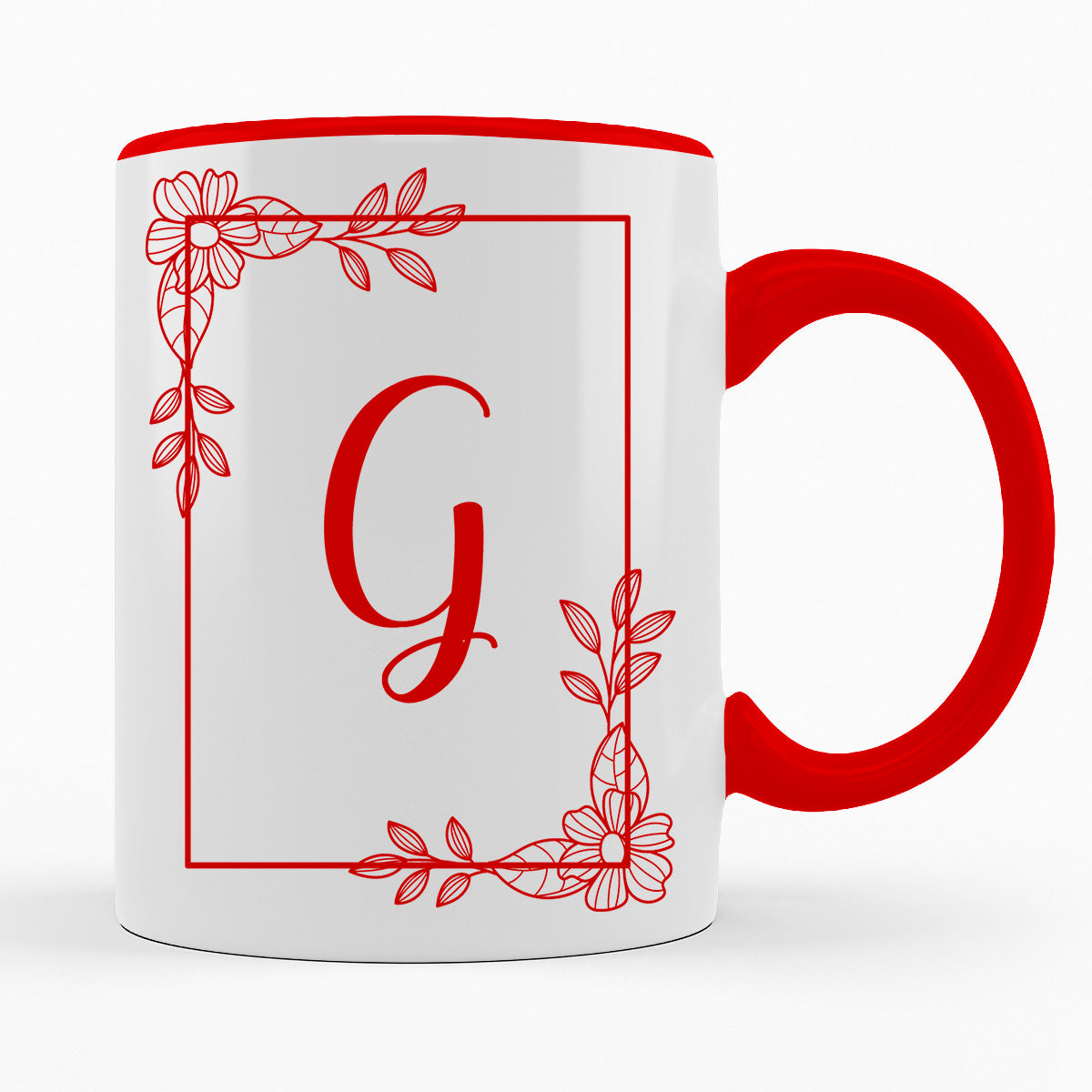 A-Z Buchstaben | Alphabet - TASSE IN ROT