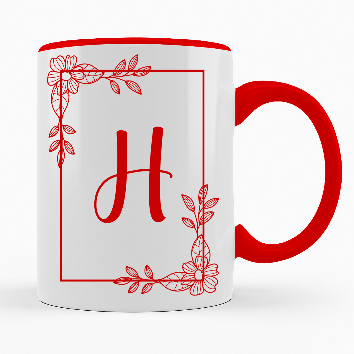 A-Z Buchstaben | Alphabet - TASSE IN ROT