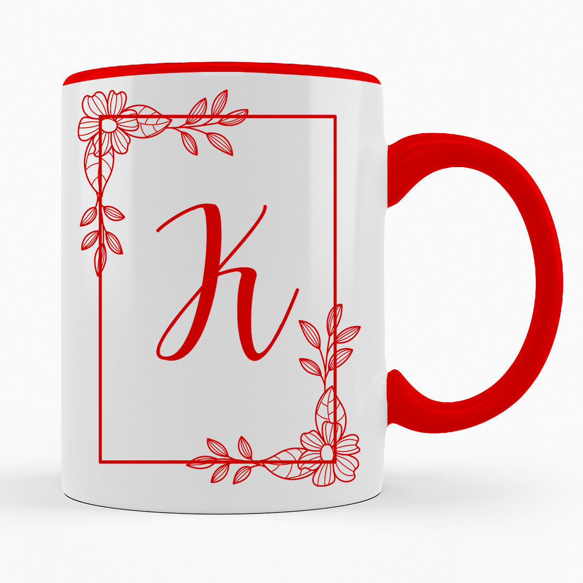 A-Z Buchstaben | Alphabet - TASSE IN ROT