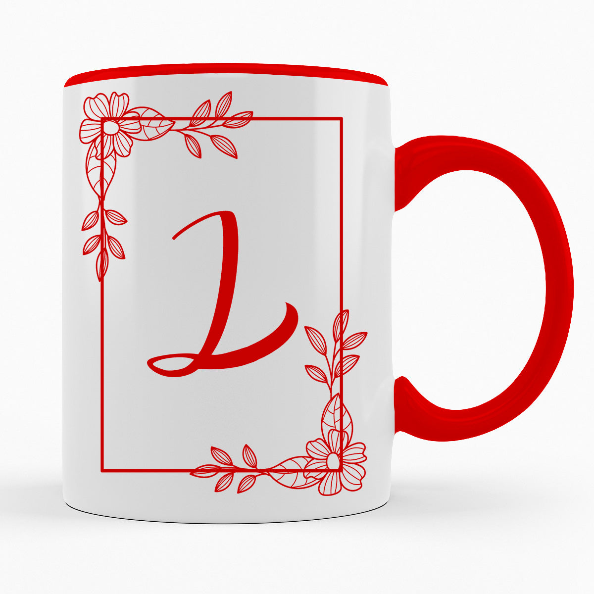 A-Z Buchstaben | Alphabet - TASSE IN ROT