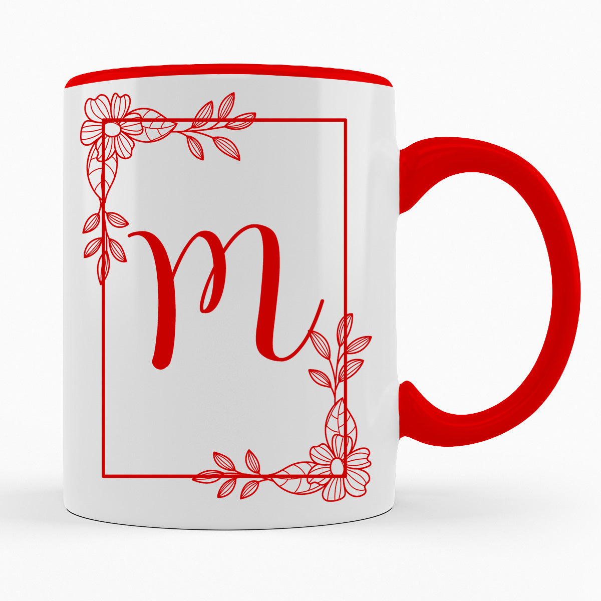 A-Z Buchstaben | Alphabet - TASSE IN ROT