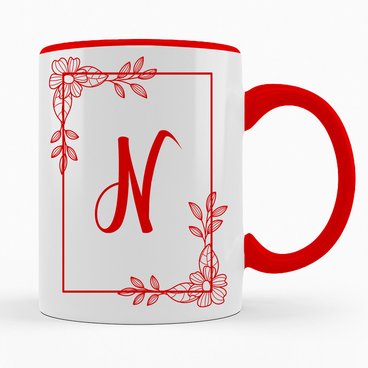 A-Z Buchstaben | Alphabet - TASSE IN ROT