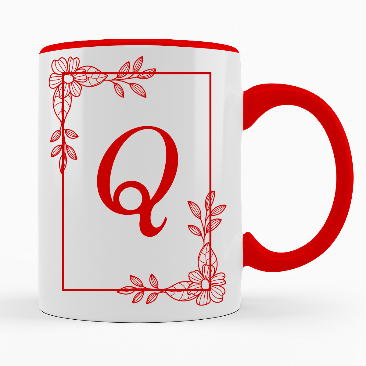 A-Z Buchstaben | Alphabet - TASSE IN ROT
