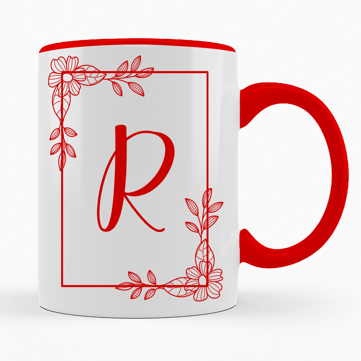 A-Z Buchstaben | Alphabet - TASSE IN ROT