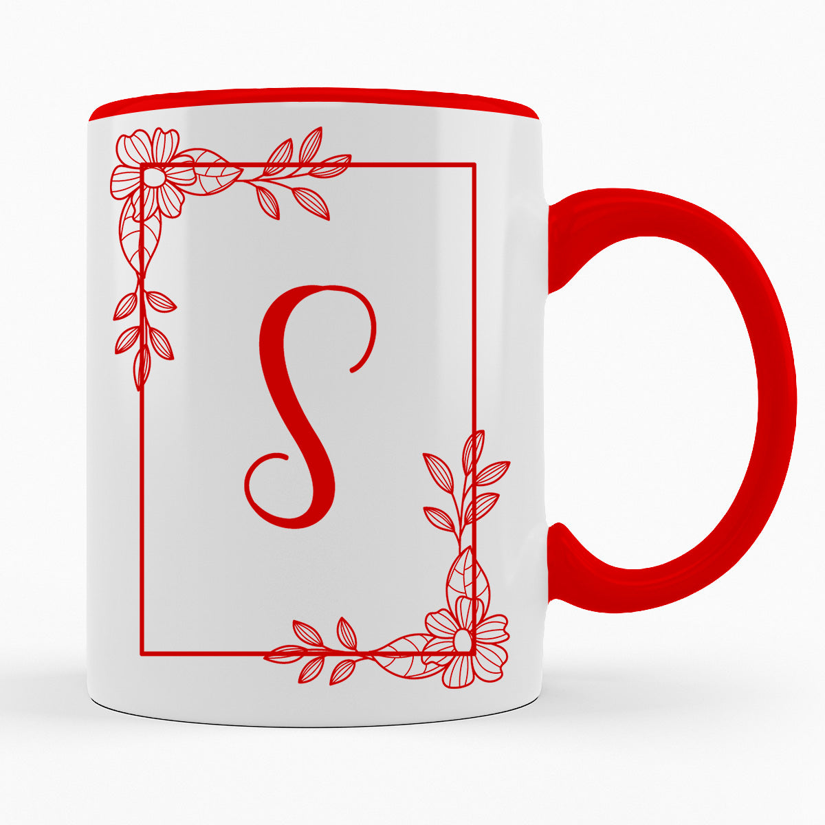 A-Z Buchstaben | Alphabet - TASSE IN ROT