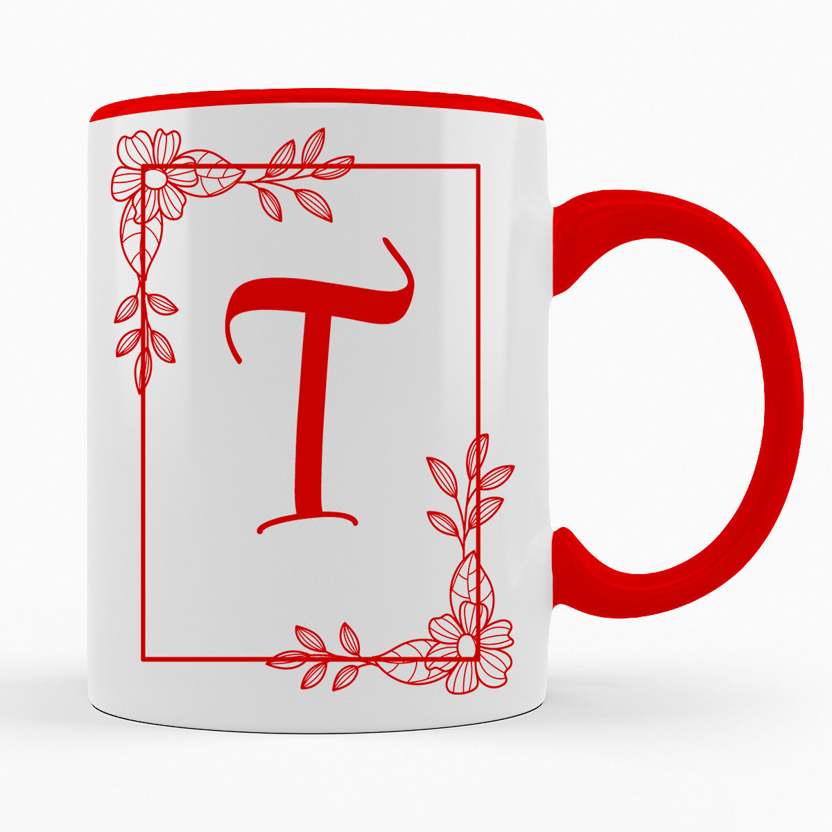 A-Z Buchstaben | Alphabet - TASSE IN ROT