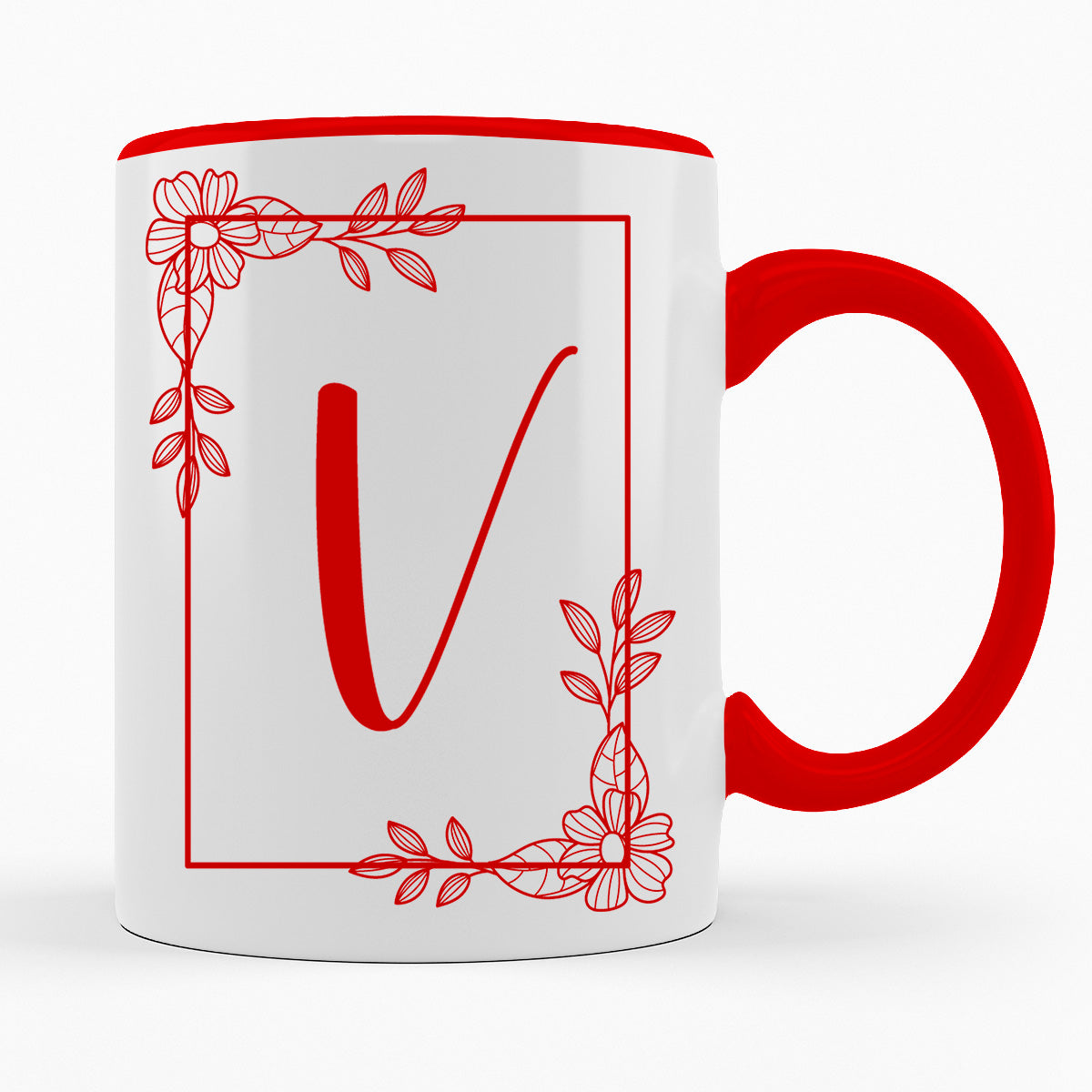 A-Z Buchstaben | Alphabet - TASSE IN ROT