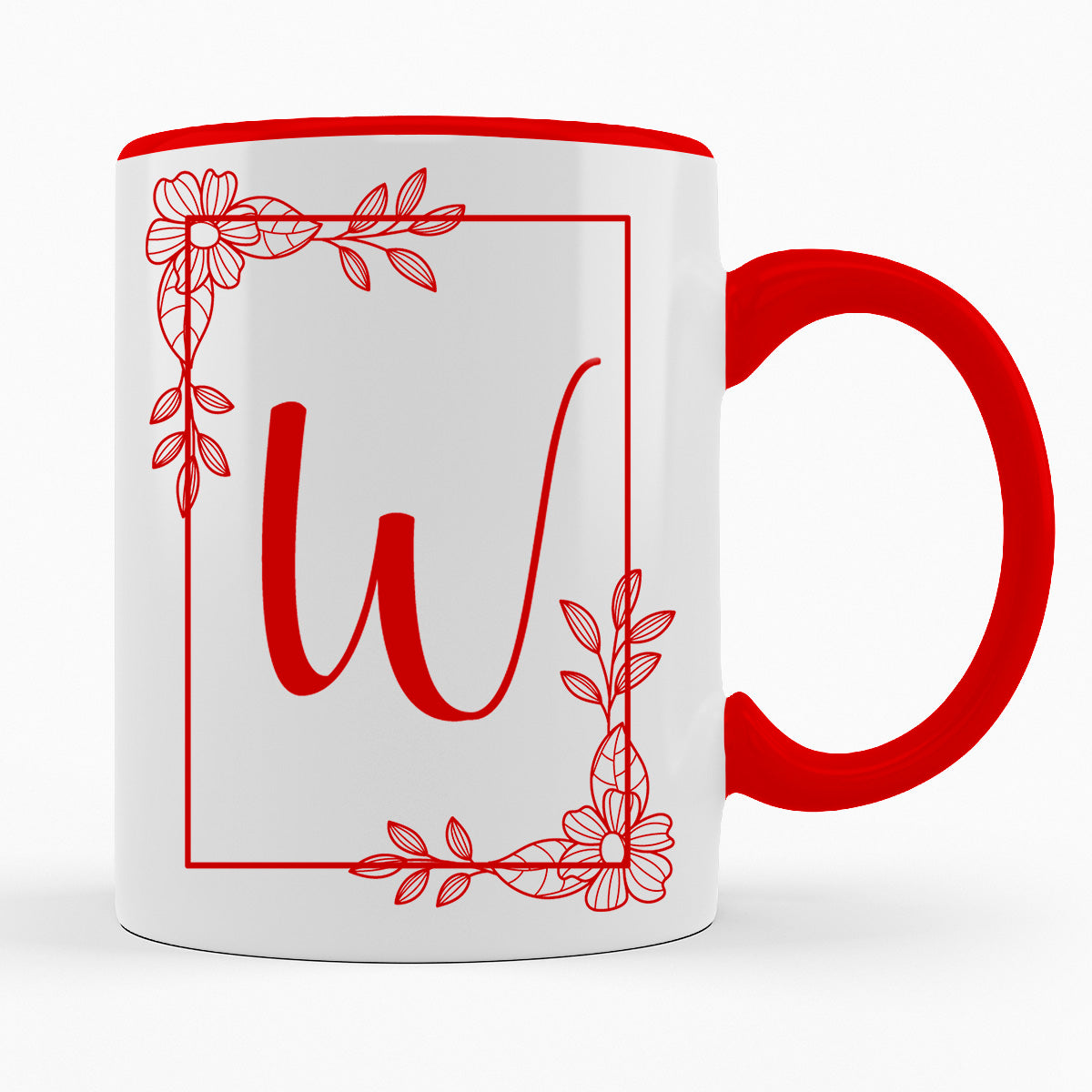 A-Z Buchstaben | Alphabet - TASSE IN ROT