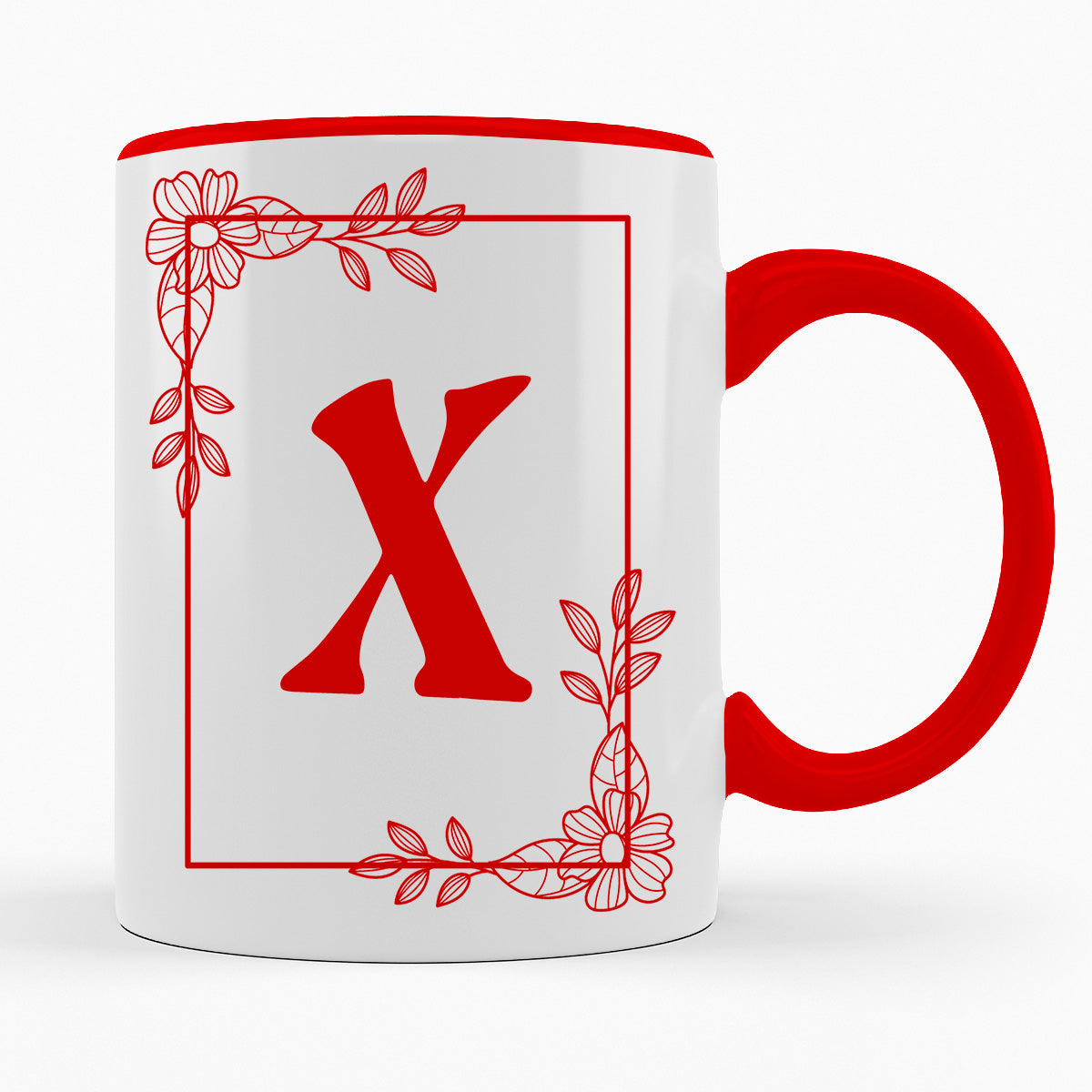 A-Z Buchstaben | Alphabet - TASSE IN ROT