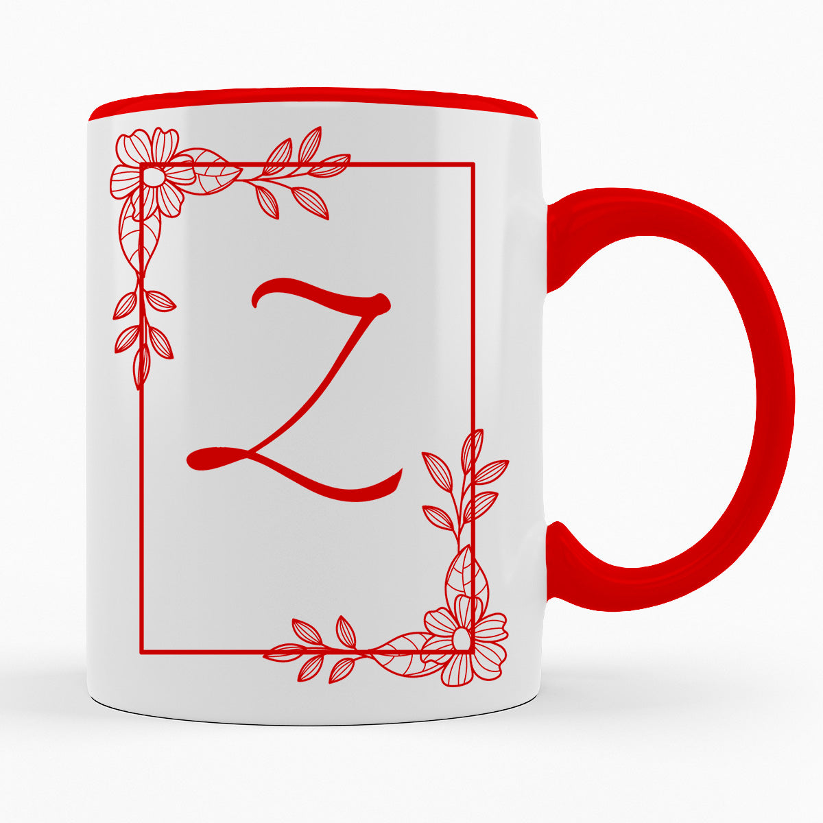 A-Z Buchstaben | Alphabet - TASSE IN ROT