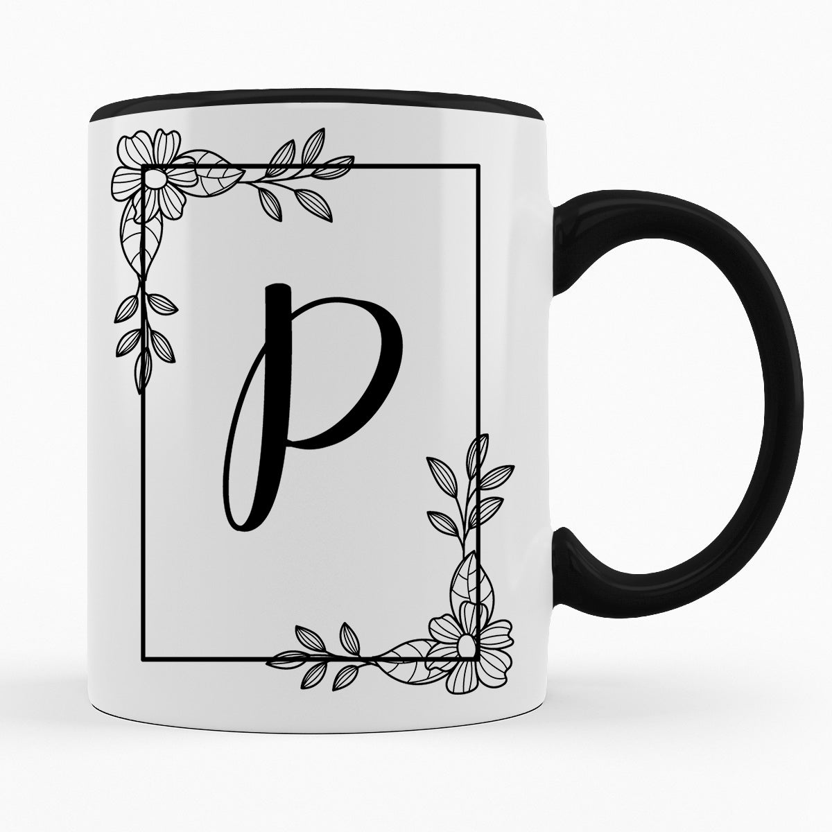 A-Z Buchstaben | Alphabet - TASSE IN SCHWARZ