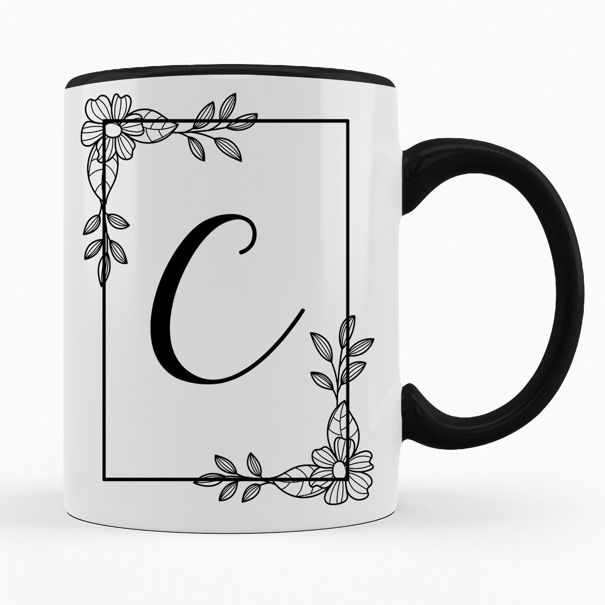 A-Z Buchstaben | Alphabet - TASSE IN SCHWARZ