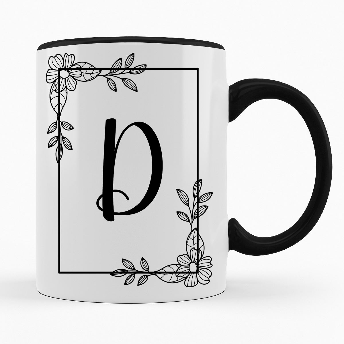 A-Z Buchstaben | Alphabet - TASSE IN SCHWARZ