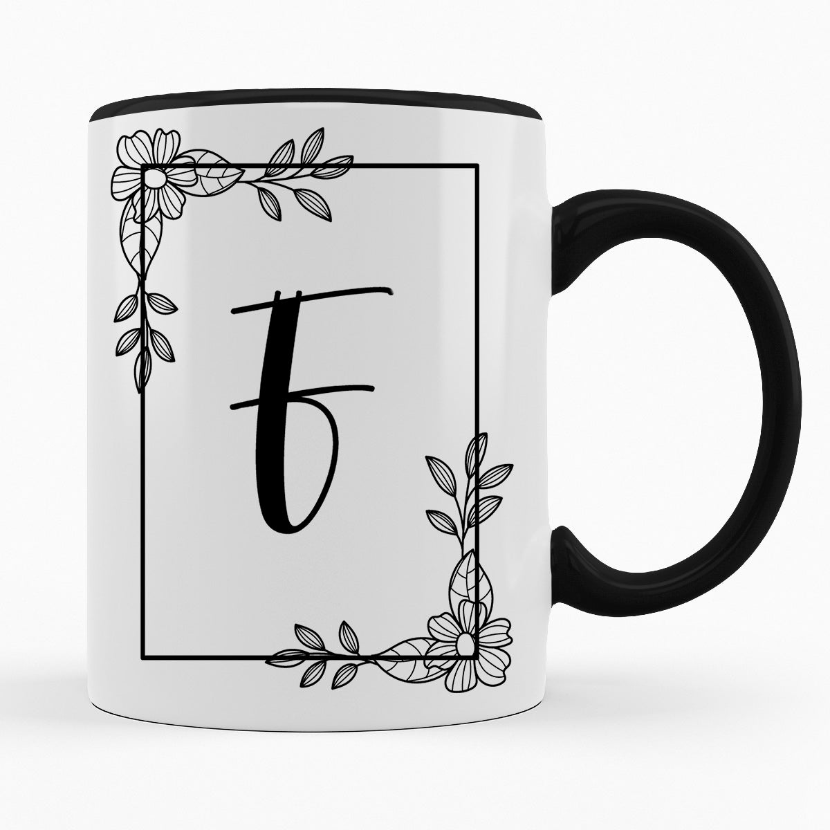 A-Z Buchstaben | Alphabet - TASSE IN SCHWARZ