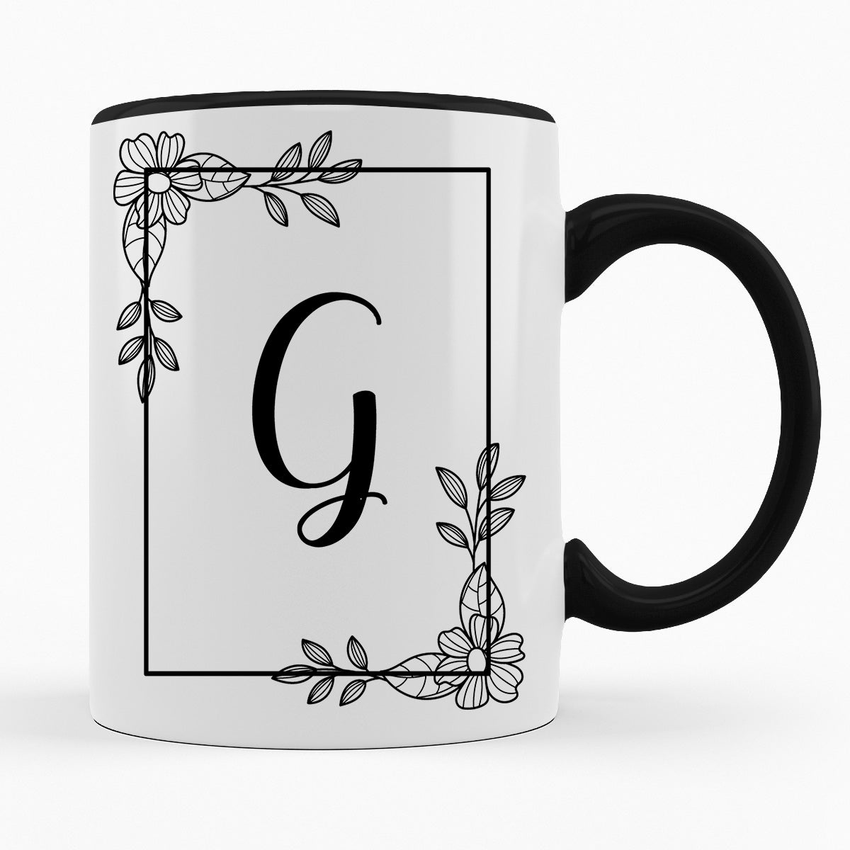 A-Z Buchstaben | Alphabet - TASSE IN SCHWARZ