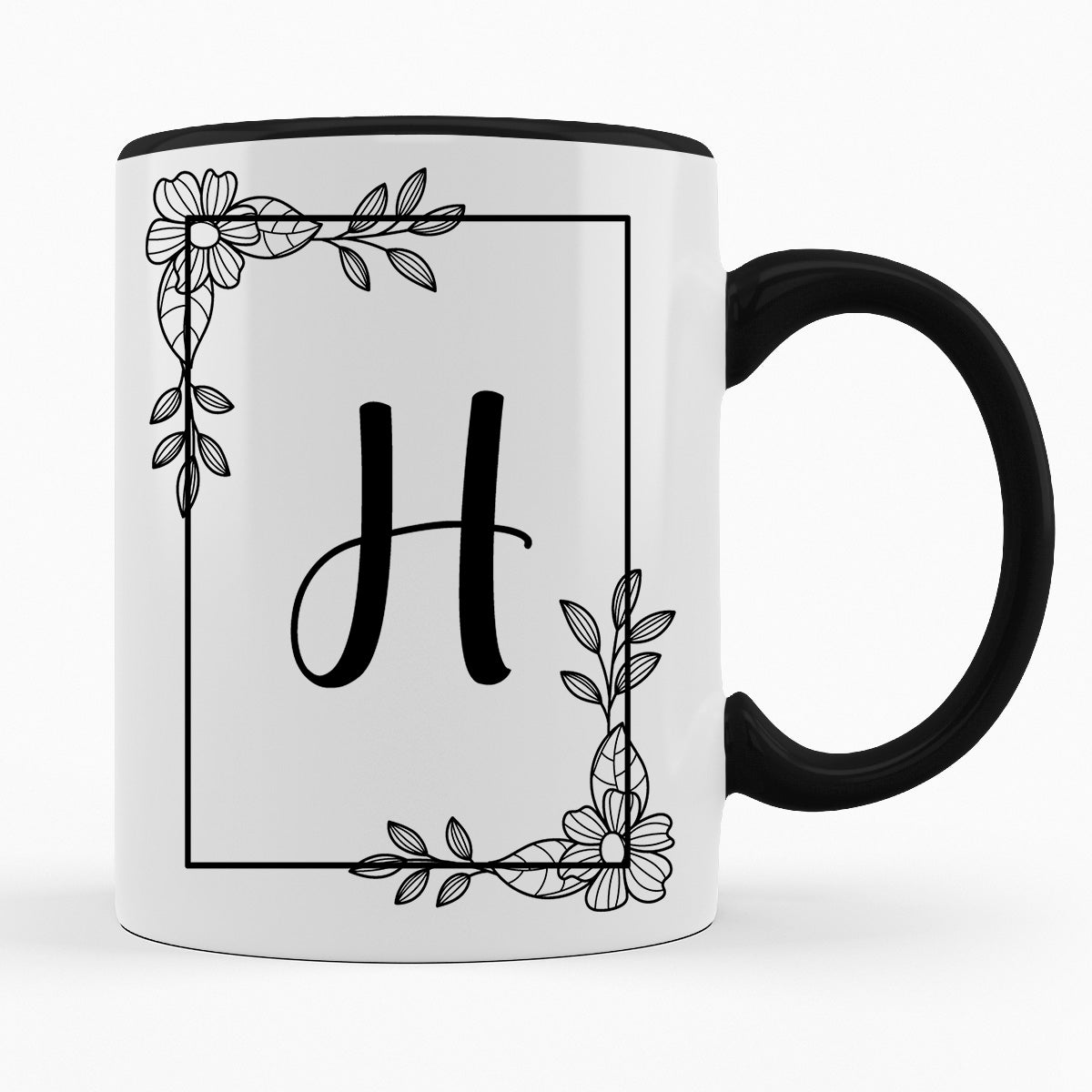 A-Z Buchstaben | Alphabet - TASSE IN SCHWARZ