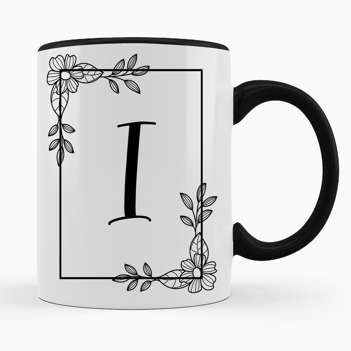 A-Z Buchstaben | Alphabet - TASSE IN SCHWARZ