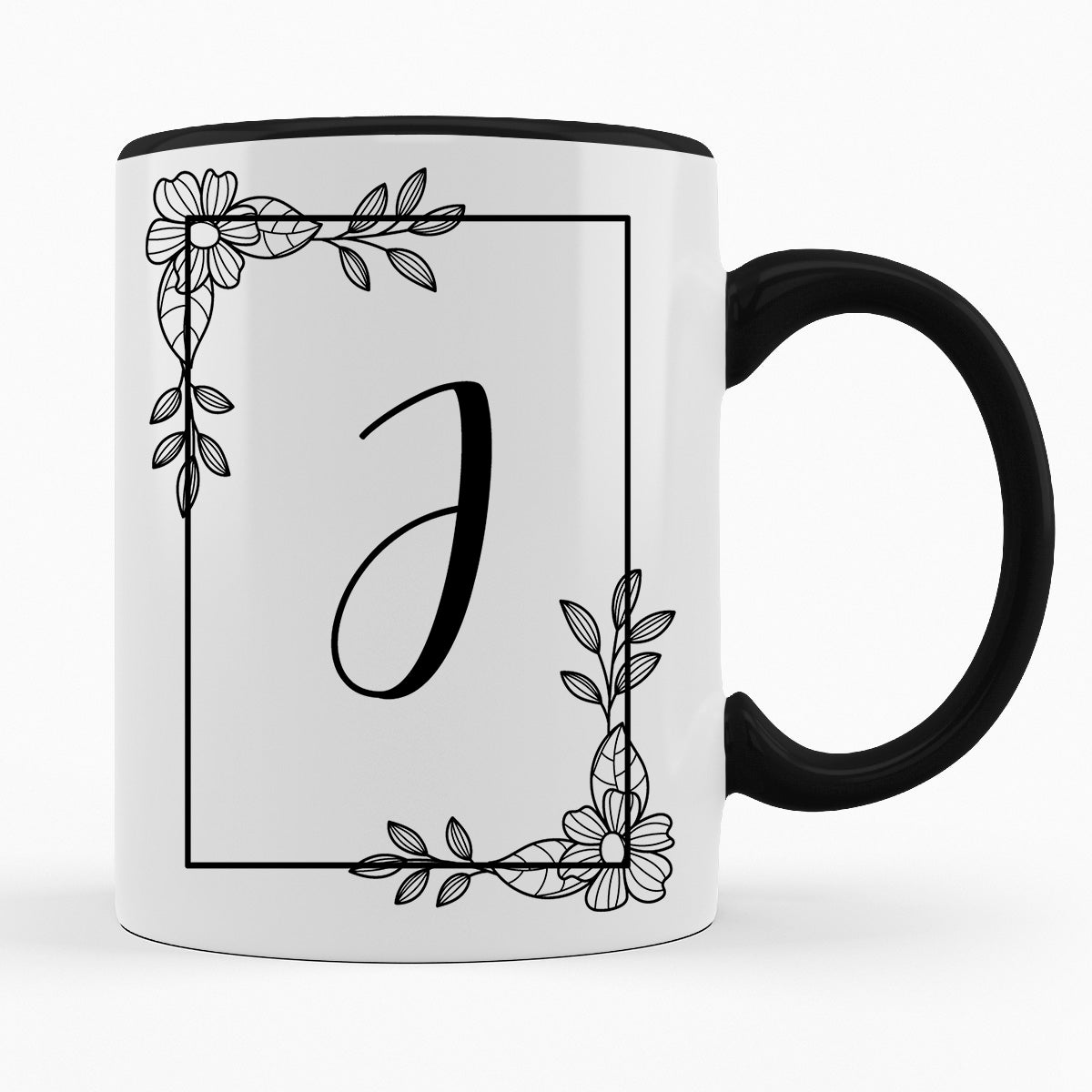 A-Z Buchstaben | Alphabet - TASSE IN SCHWARZ