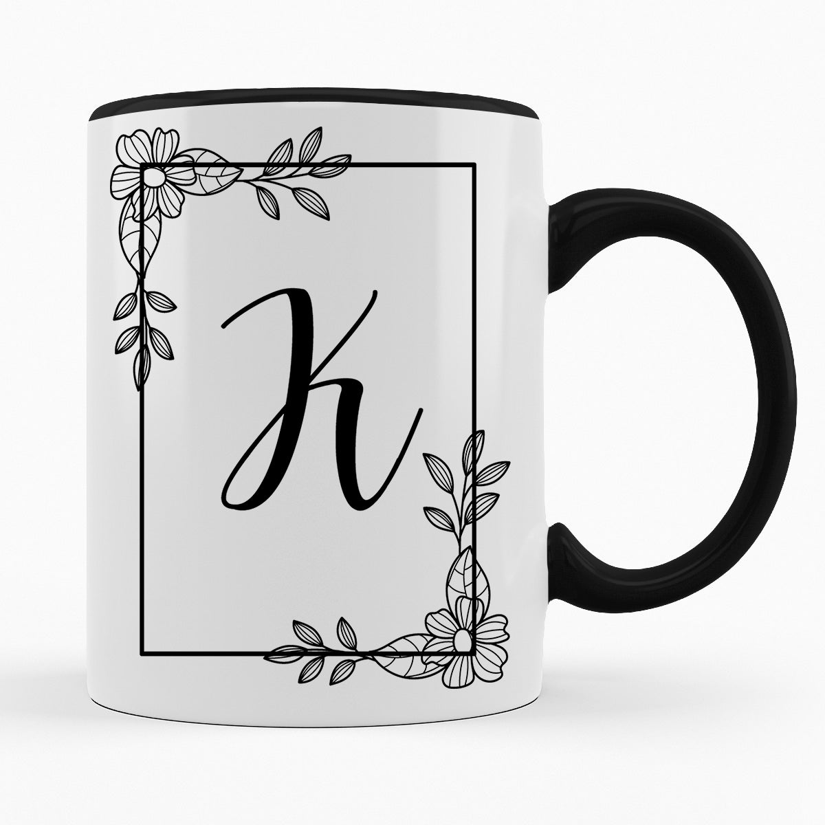 A-Z Buchstaben | Alphabet - TASSE IN SCHWARZ