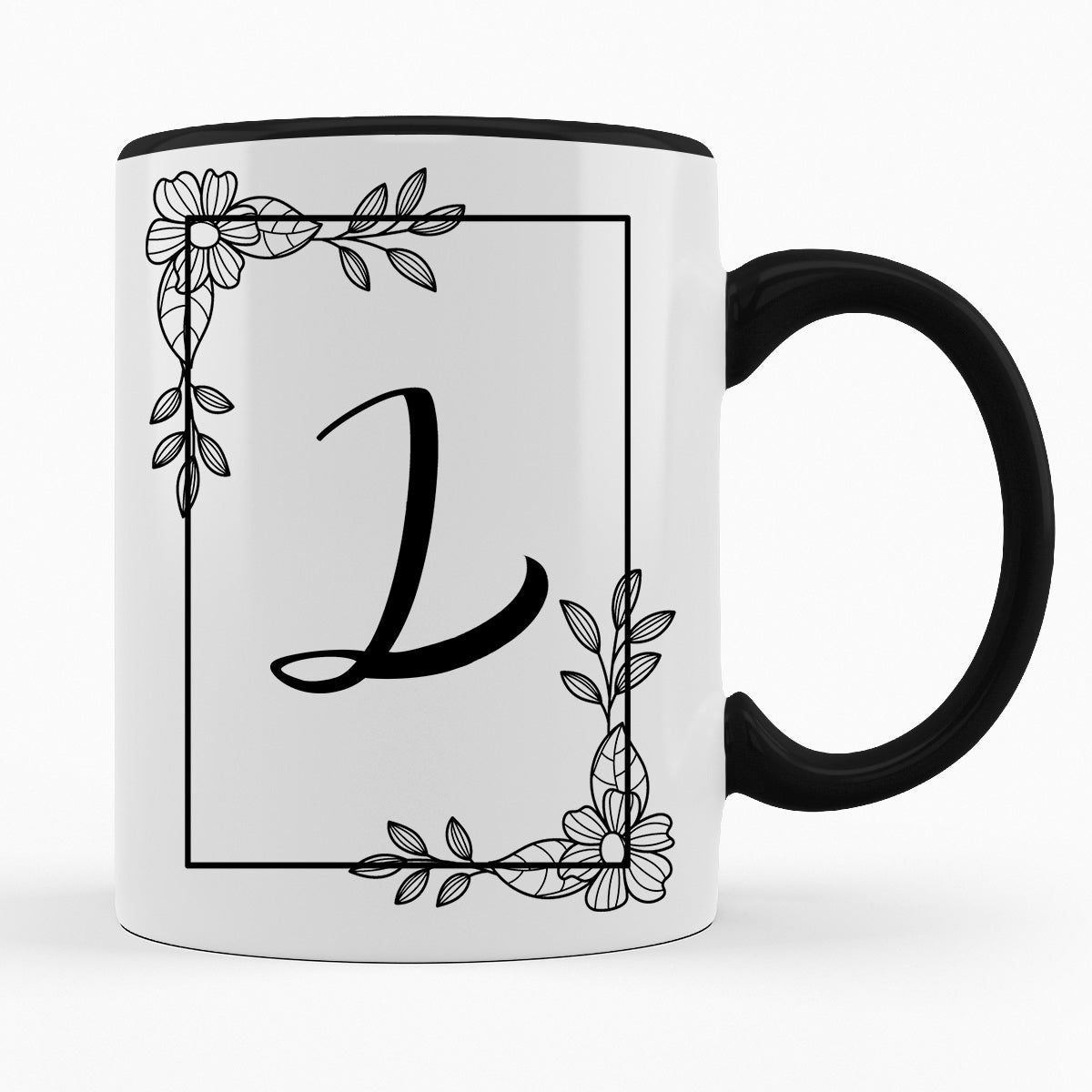 A-Z Buchstaben | Alphabet - TASSE IN SCHWARZ