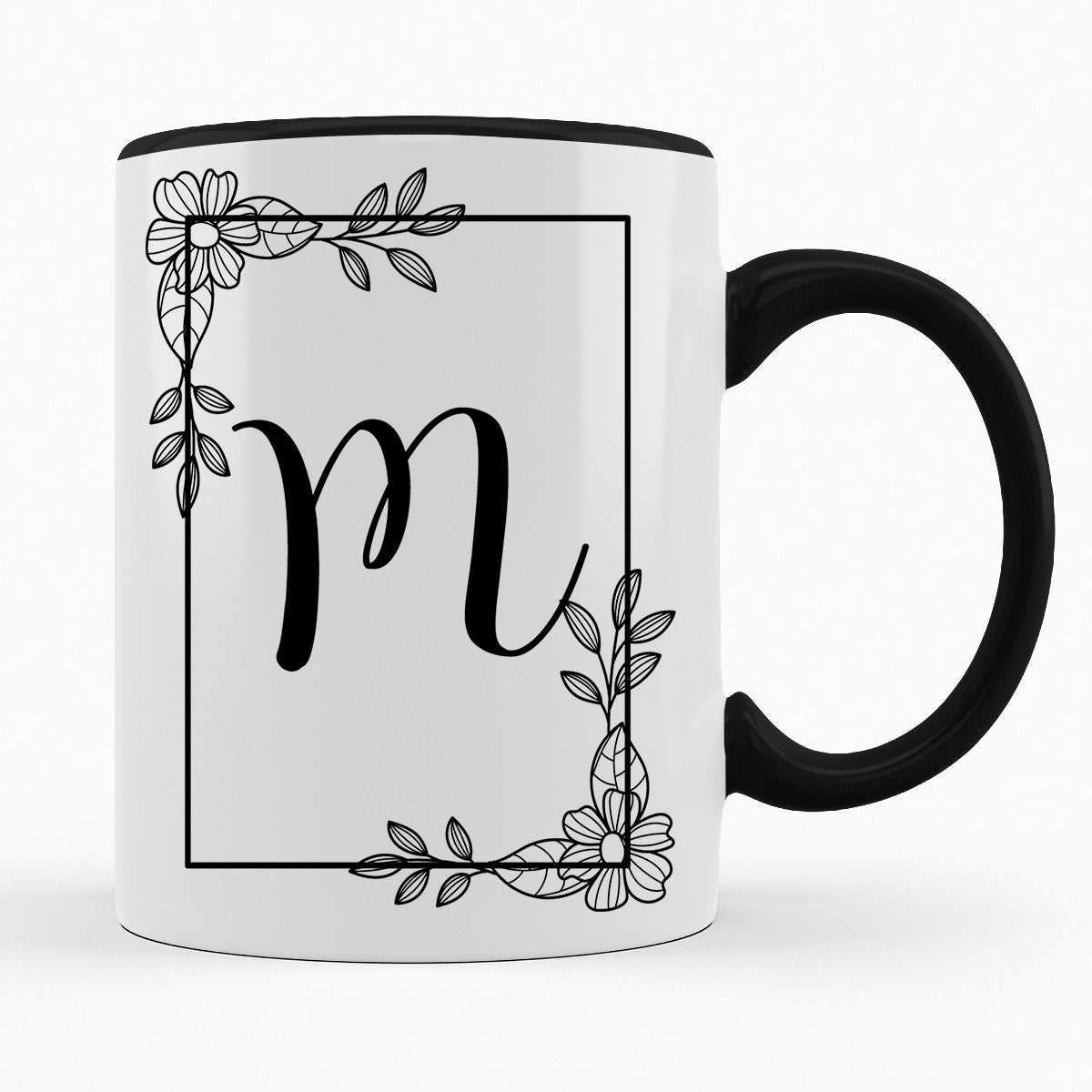 A-Z Buchstaben | Alphabet - TASSE IN SCHWARZ