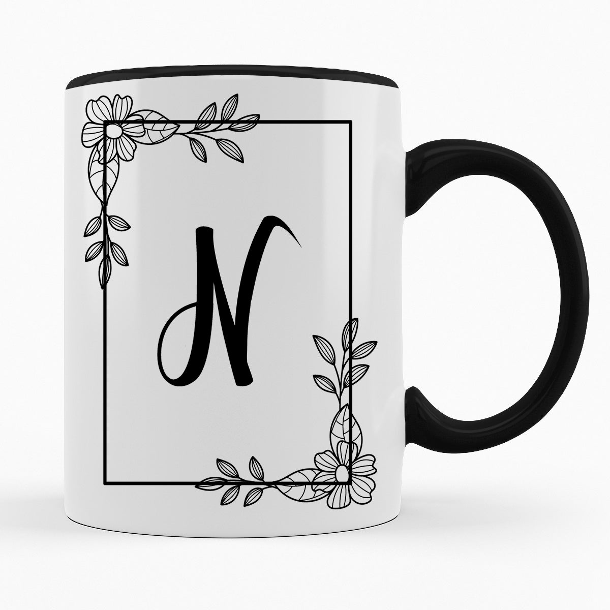 A-Z Buchstaben | Alphabet - TASSE IN SCHWARZ
