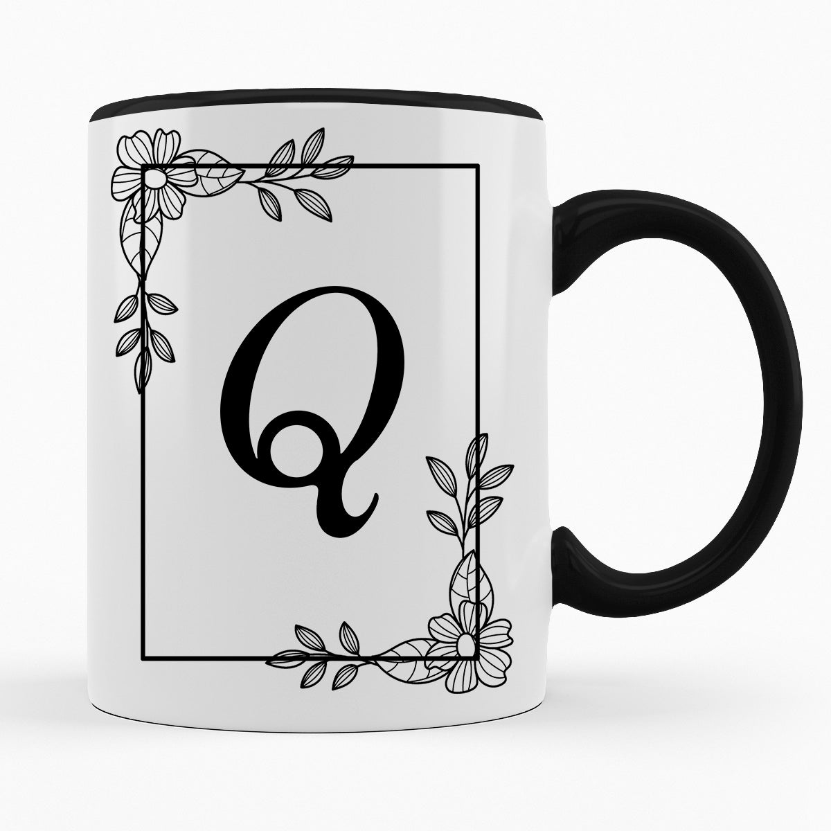 A-Z Buchstaben | Alphabet - TASSE IN SCHWARZ