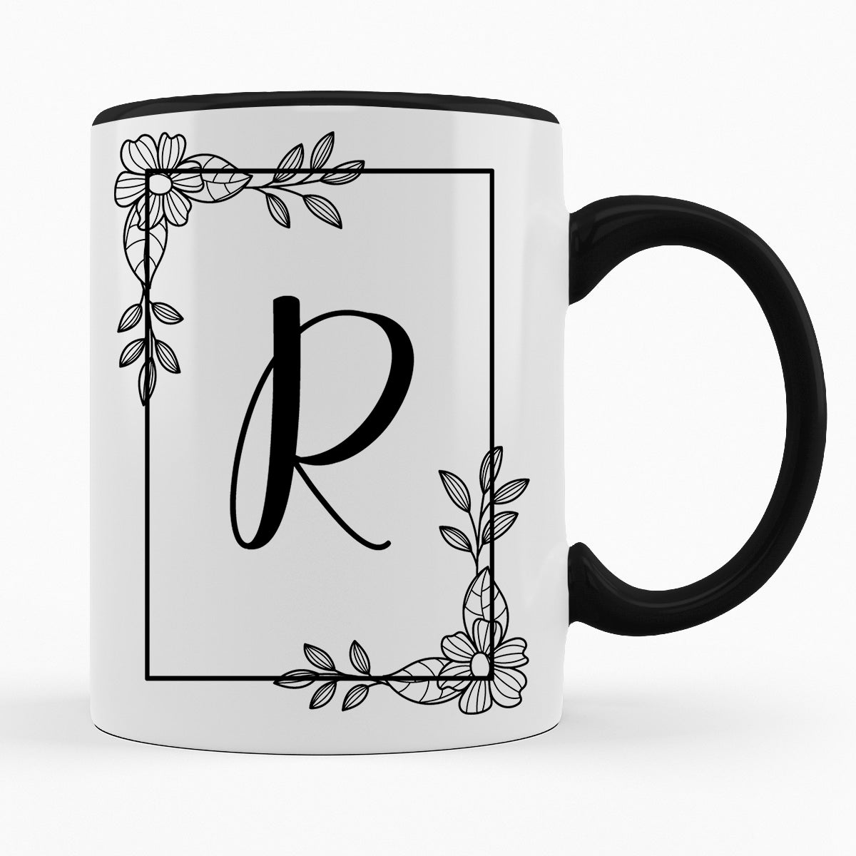 A-Z Buchstaben | Alphabet - TASSE IN SCHWARZ