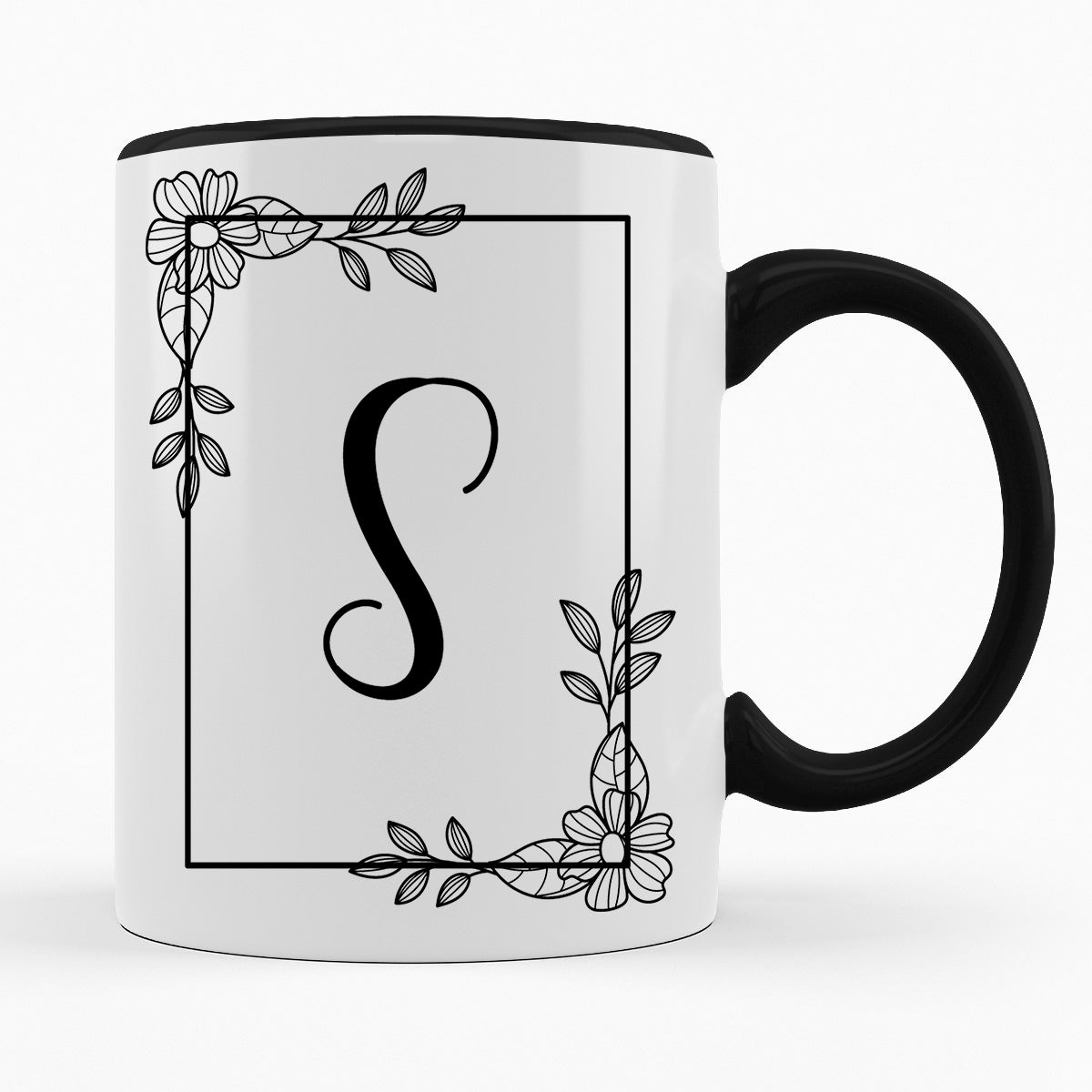 A-Z Buchstaben | Alphabet - TASSE IN SCHWARZ