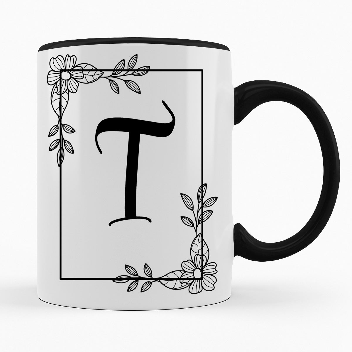 A-Z Buchstaben | Alphabet - TASSE IN SCHWARZ