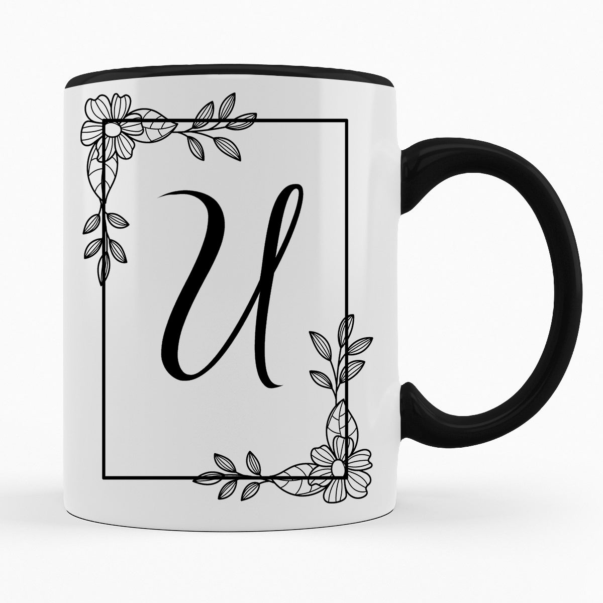 A-Z Buchstaben | Alphabet - TASSE IN SCHWARZ