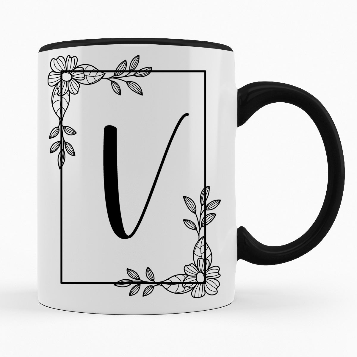 A-Z Buchstaben | Alphabet - TASSE IN SCHWARZ