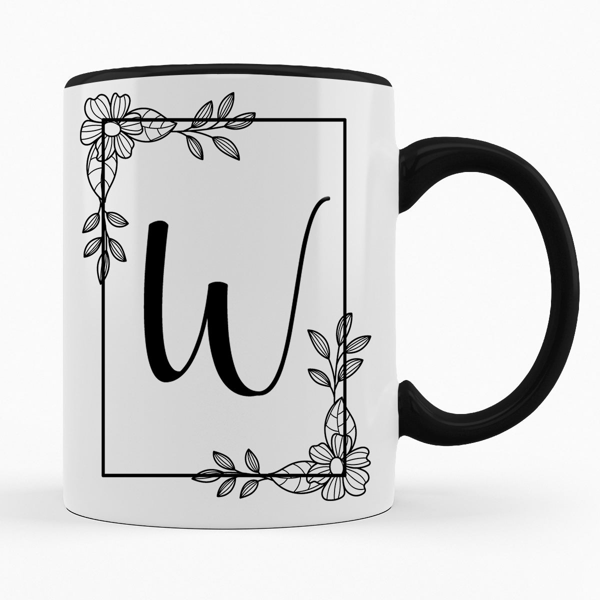 A-Z Buchstaben | Alphabet - TASSE IN SCHWARZ