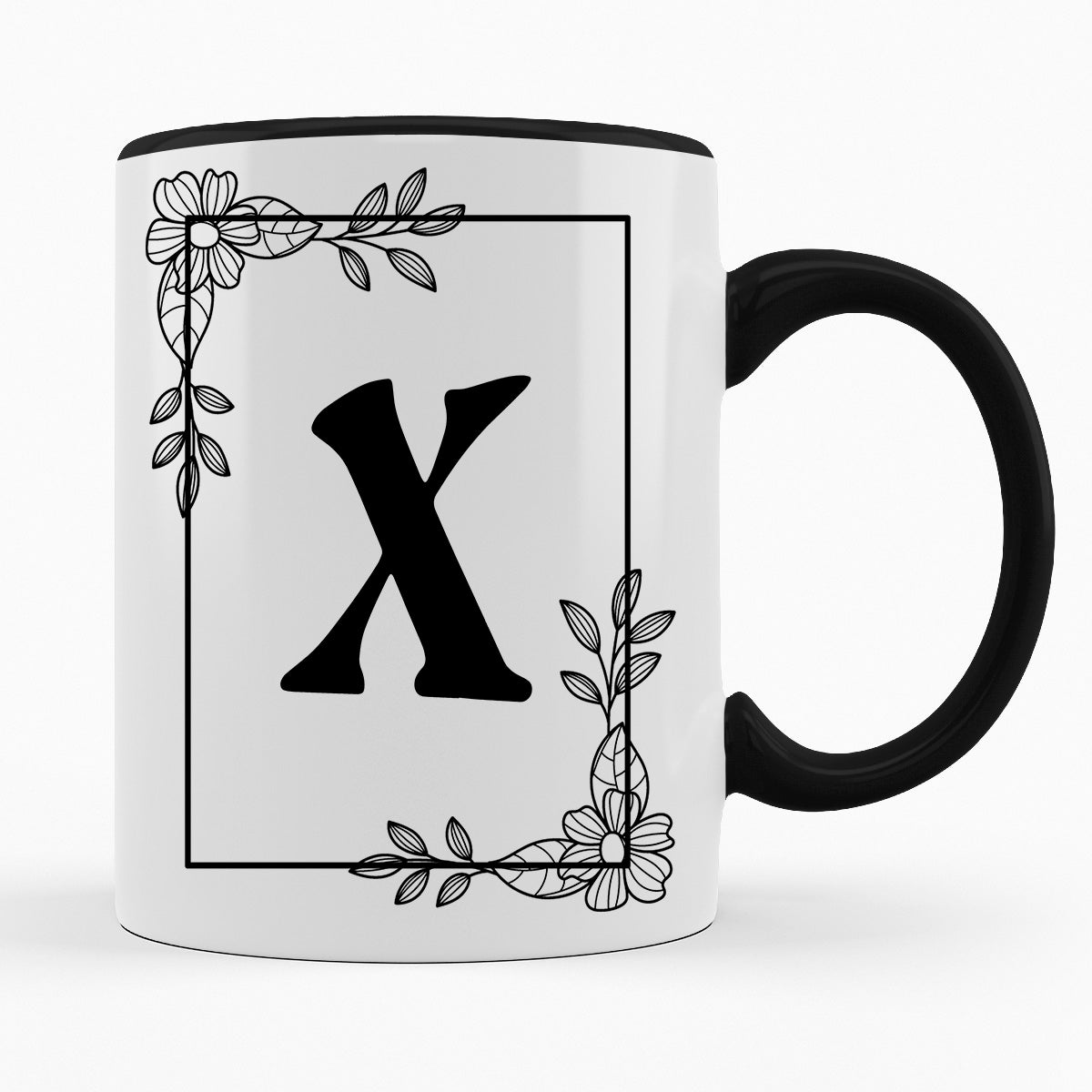 A-Z Buchstaben | Alphabet - TASSE IN SCHWARZ