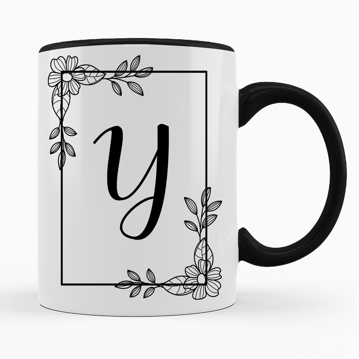 A-Z Buchstaben | Alphabet - TASSE IN SCHWARZ