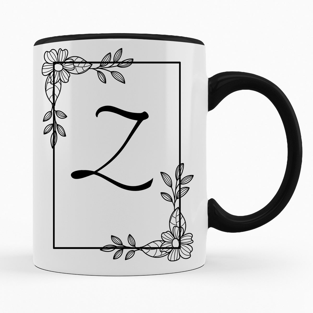 A-Z Buchstaben | Alphabet - TASSE IN SCHWARZ