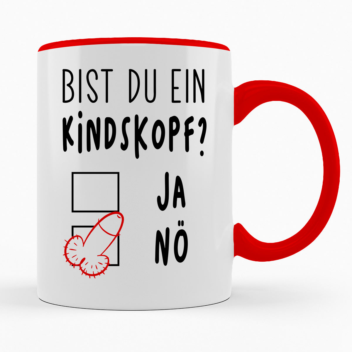BIST DU EIN KINDSKOPF - TASSE