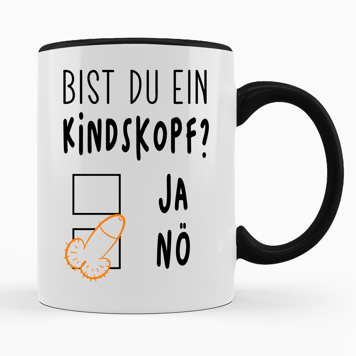 BIST DU EIN KINDSKOPF - TASSE