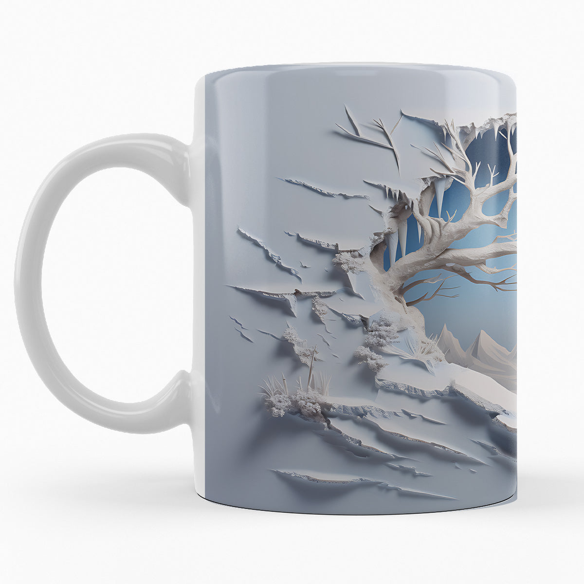 Schneelandschaft "STÄLOLUOKTA" - 3D TASSE