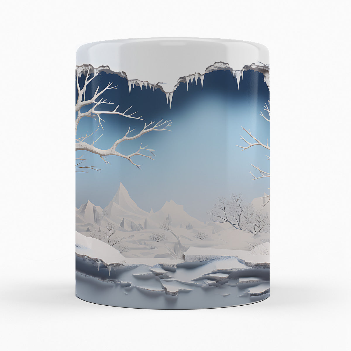 Schneelandschaft "STÄLOLUOKTA" - 3D TASSE