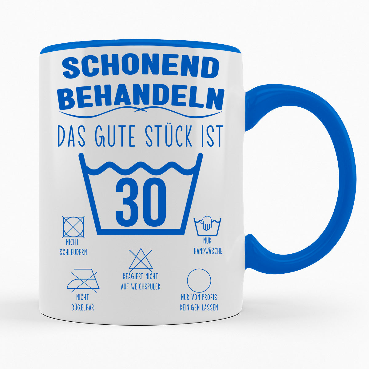 SCHONEND BEHANDELN DAS GUTE STÜCK IST - VERSCH. ALTER - TASSE