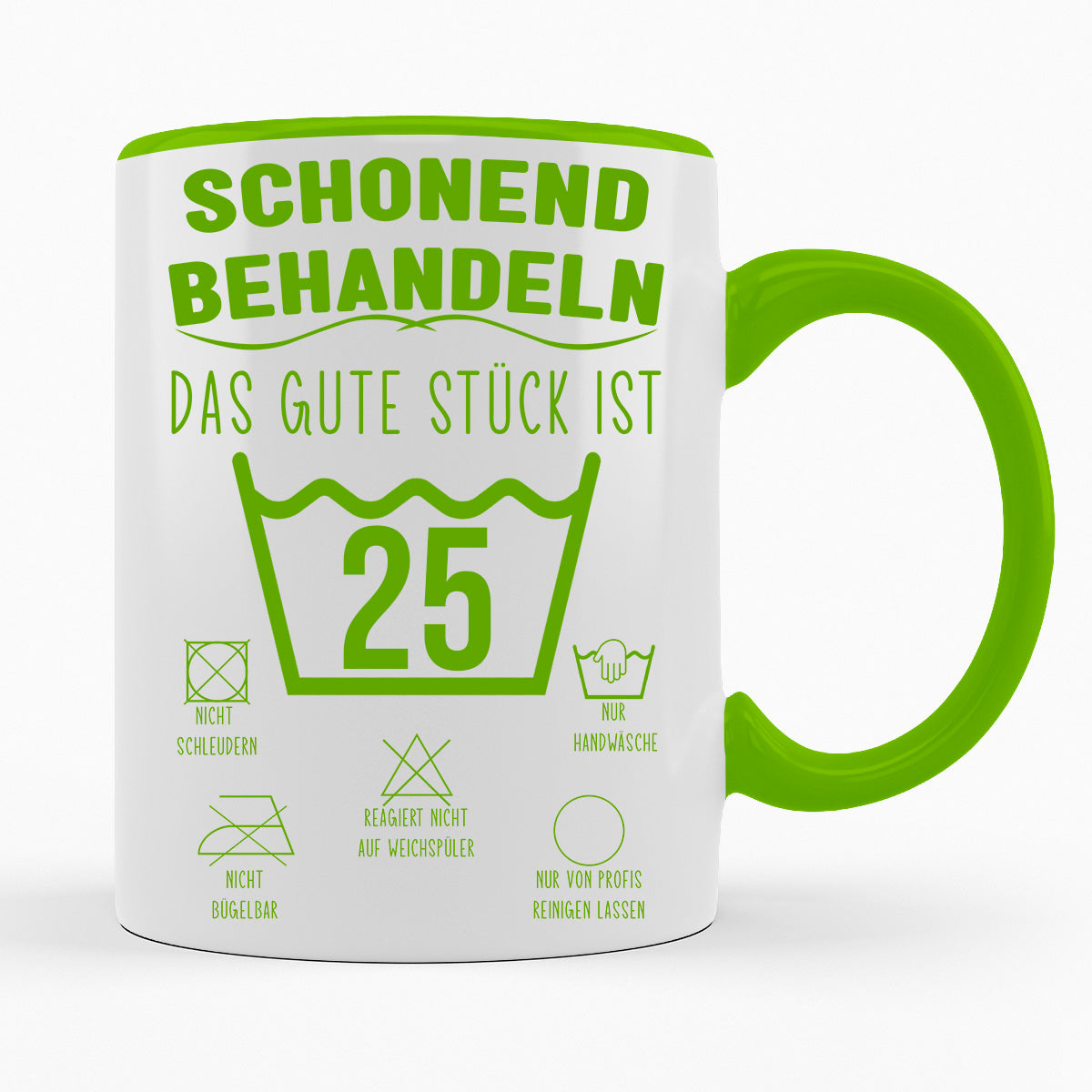 SCHONEND BEHANDELN DAS GUTE STÜCK IST - VERSCH. ALTER - TASSE