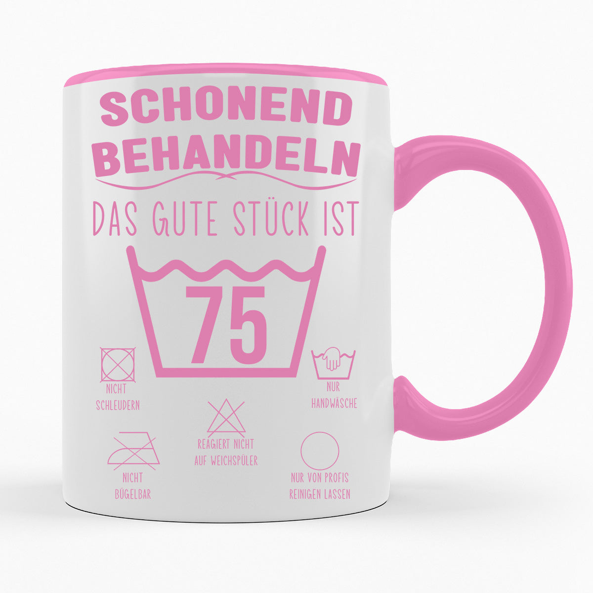 SCHONEND BEHANDELN DAS GUTE STÜCK IST - VERSCH. ALTER - TASSE